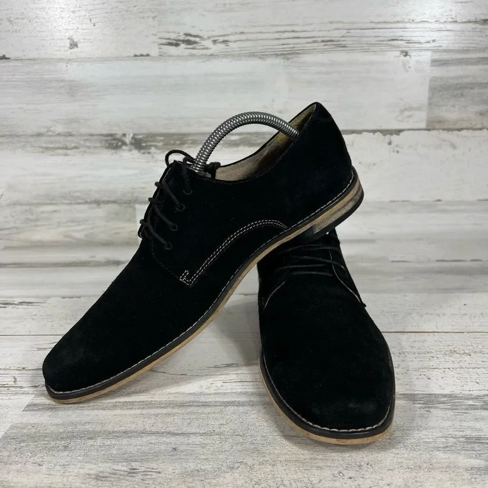 Stacy Adams Men's Oxford Shoes Lace Up Suede Black Size‎ 8M